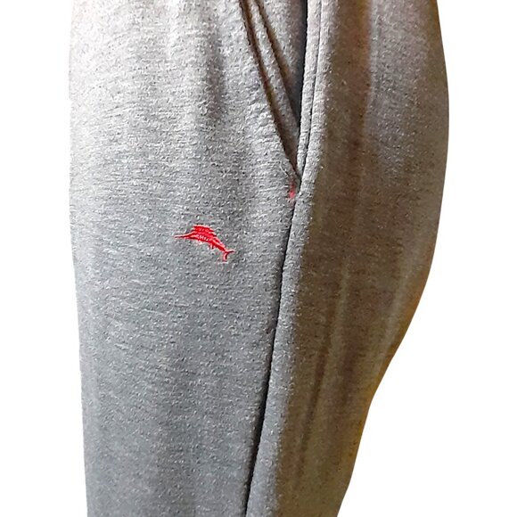 Tommy Bahama Men’s Gray Drawstring Sweatpants Lounge Straight Leg Comfort Fit - Picture 2 of 4